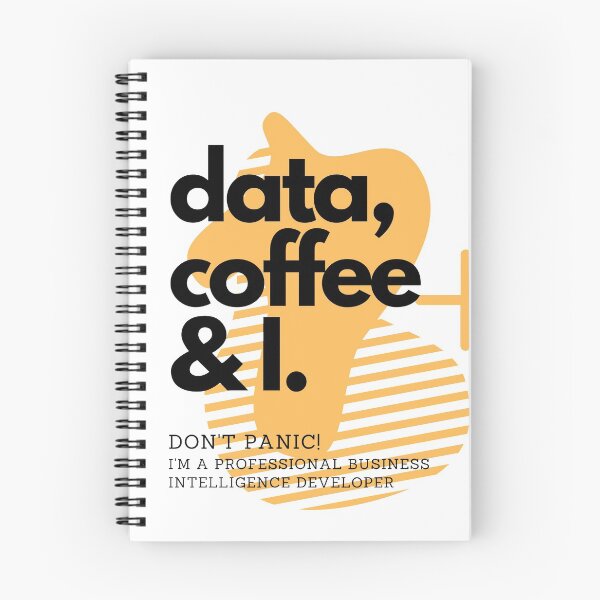 Item preview, Data, coffee & I designed and sold by WCP Store.