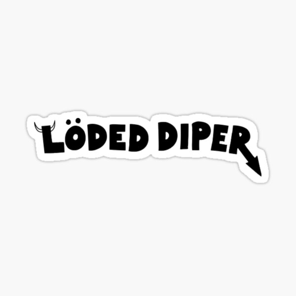 Löded Diper Sticker