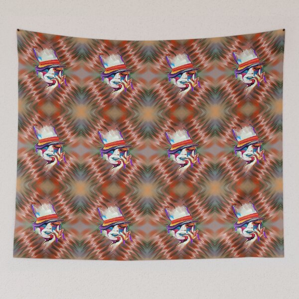 Item preview, ABSTRACTION, WOMAN WITH HAT,colorful abstraction, psychedelic Arte Abstracto, abstract art design designed and sold by Adri Barnard.