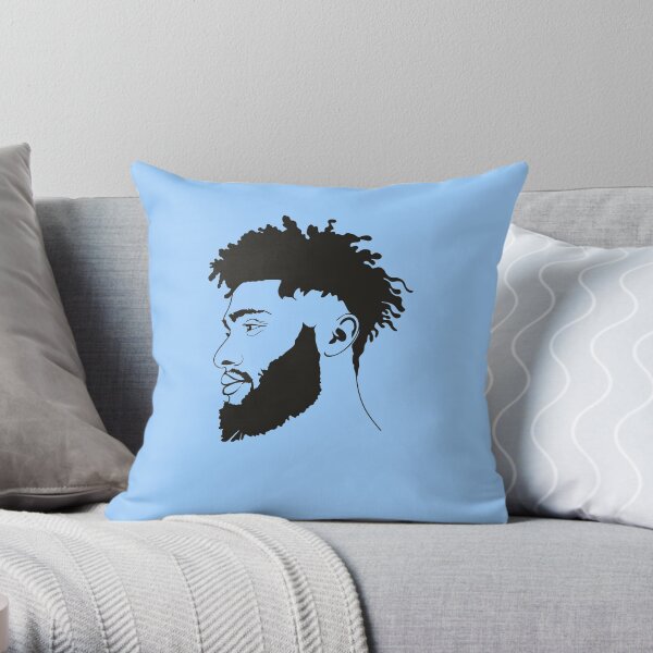 Curly Hair, Natural Curly Hair, Curly Hair Natural Throw Pillow