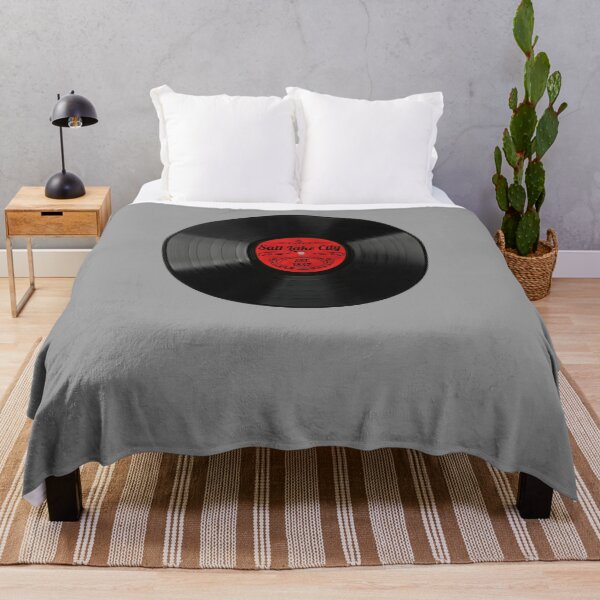 Item preview, Salt Lake City Gift Retro Musical Art Vintage Vinyl Record Design designed and sold by TNDesignStudio.