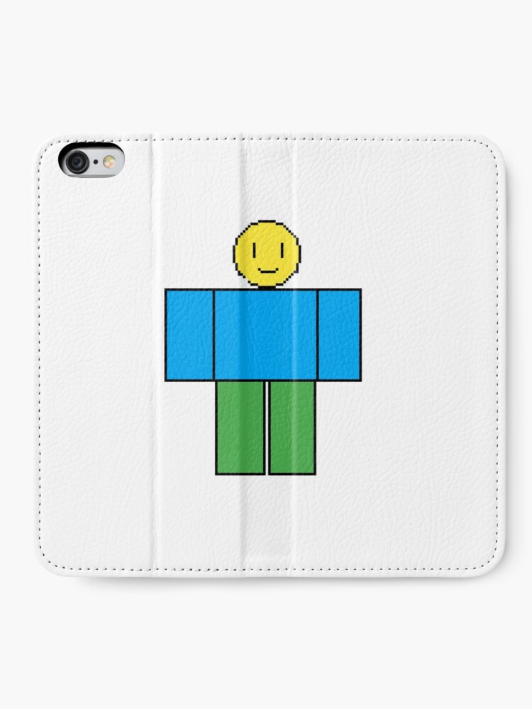 Default Roblox Character Iphone Wallet By Kolby Redbubble - default roblox guy