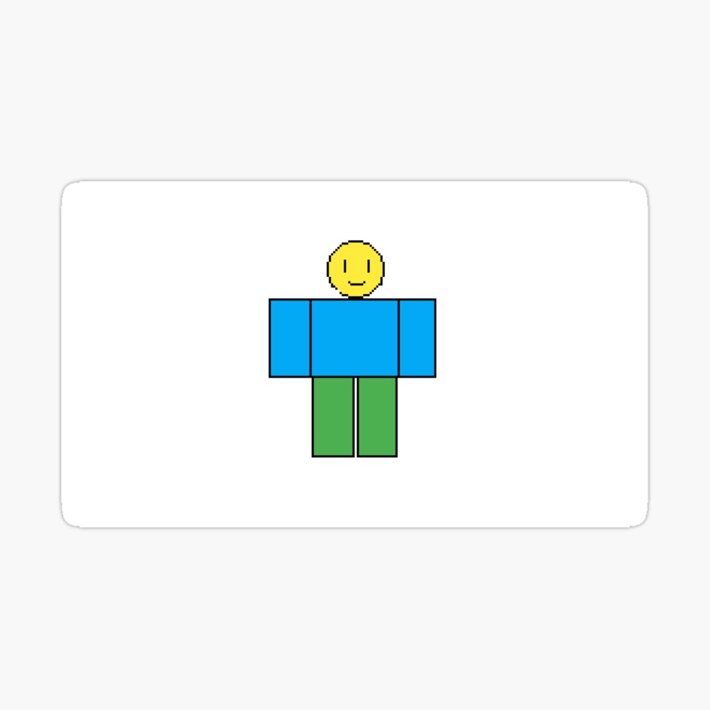 Default Roblox Character Art Board Print By Kolby Redbubble - roblox character default