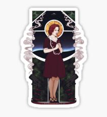 Dana Scully Art Nouveau Sticker