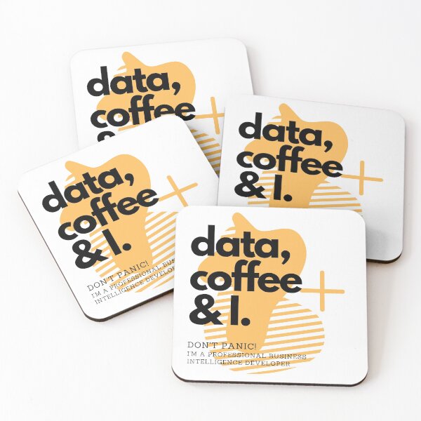 Item preview, Data, coffee & I designed and sold by WCP Store.
