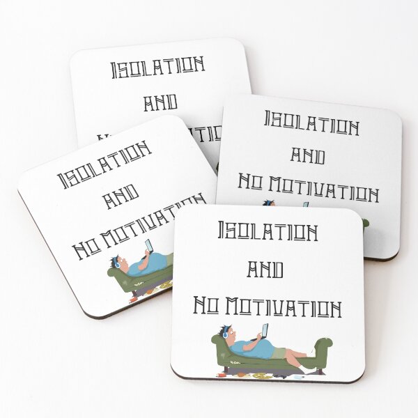 Item preview, Isolation and No Motivation designed and sold by Majestic Victory.