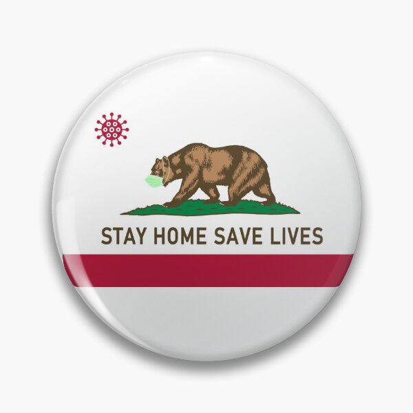 Item preview, California Stay Home Save Lives Covid 19 Coronavirus designed and sold by frittata.