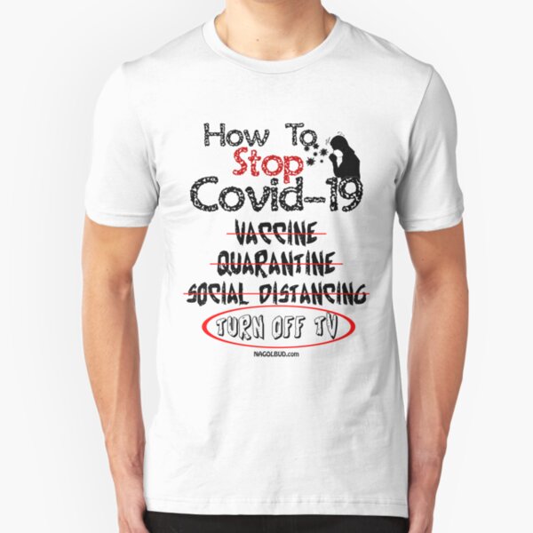 How to Stop Coronavirus Covid-19 Slim Fit T-Shirt