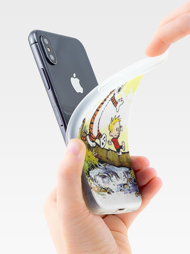 Disover calvin and hobbes iPhone Case