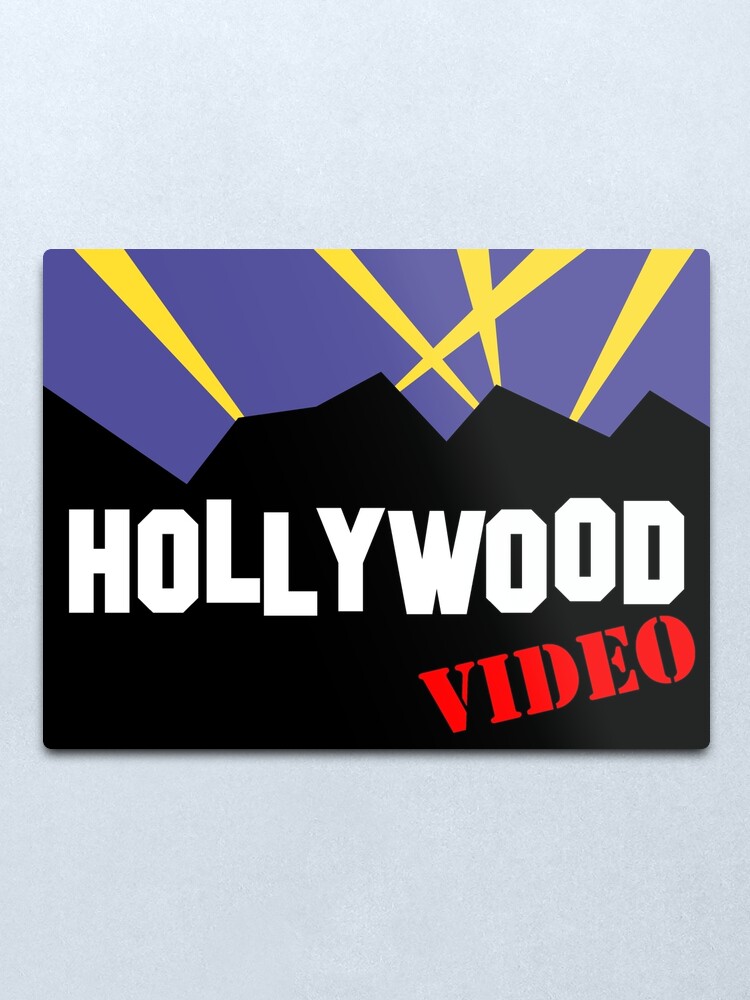 Alternate view of Hollywood Video Metal Print