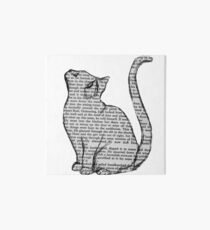 Lámina de exposición libros y gatos y libros y gatos