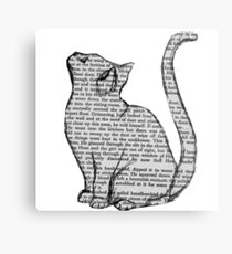Bücher und Katzen und Bücher und Katzen Metallbild