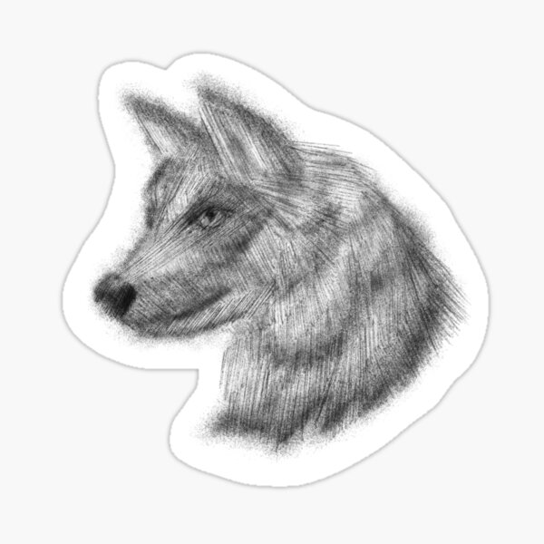 Wolf Sticker
