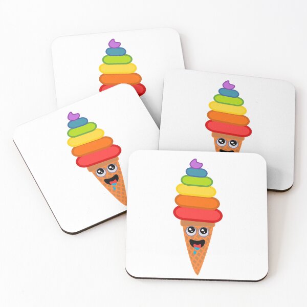 Item preview, Rainbow Cute Ice Cream designed and sold by Robyn18.
