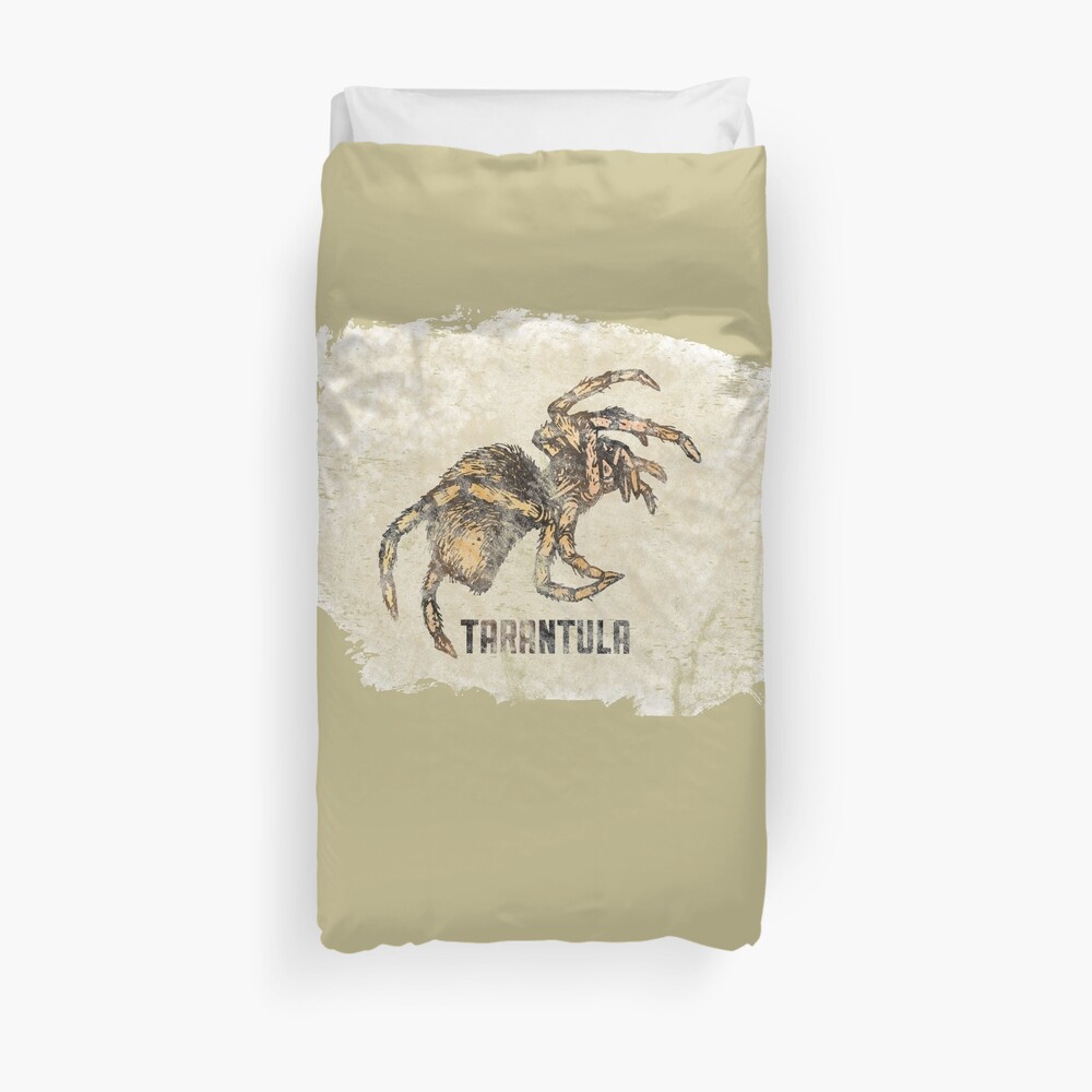 Tarantula Spider Lover Tarantula Pet Owner Vintage Arachnid Graphic Print Duvet Cover