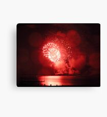 The sky is Red Canvas Print