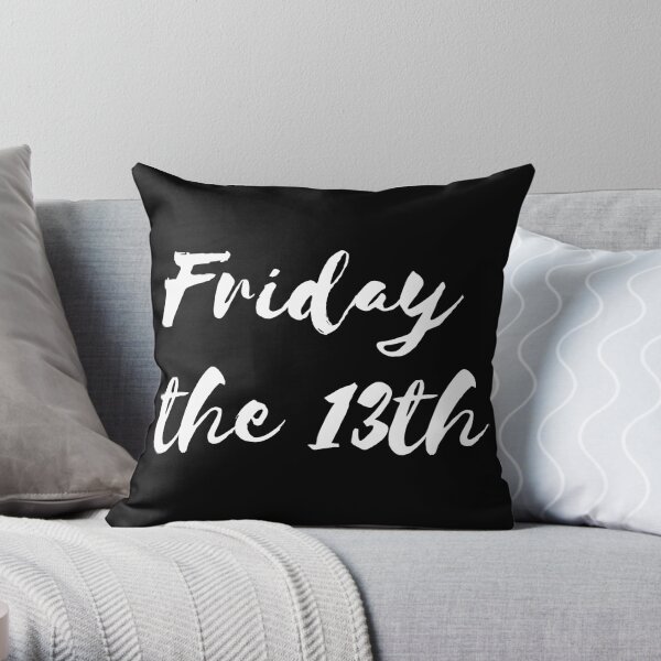 Friday the 13th Throw Pillow