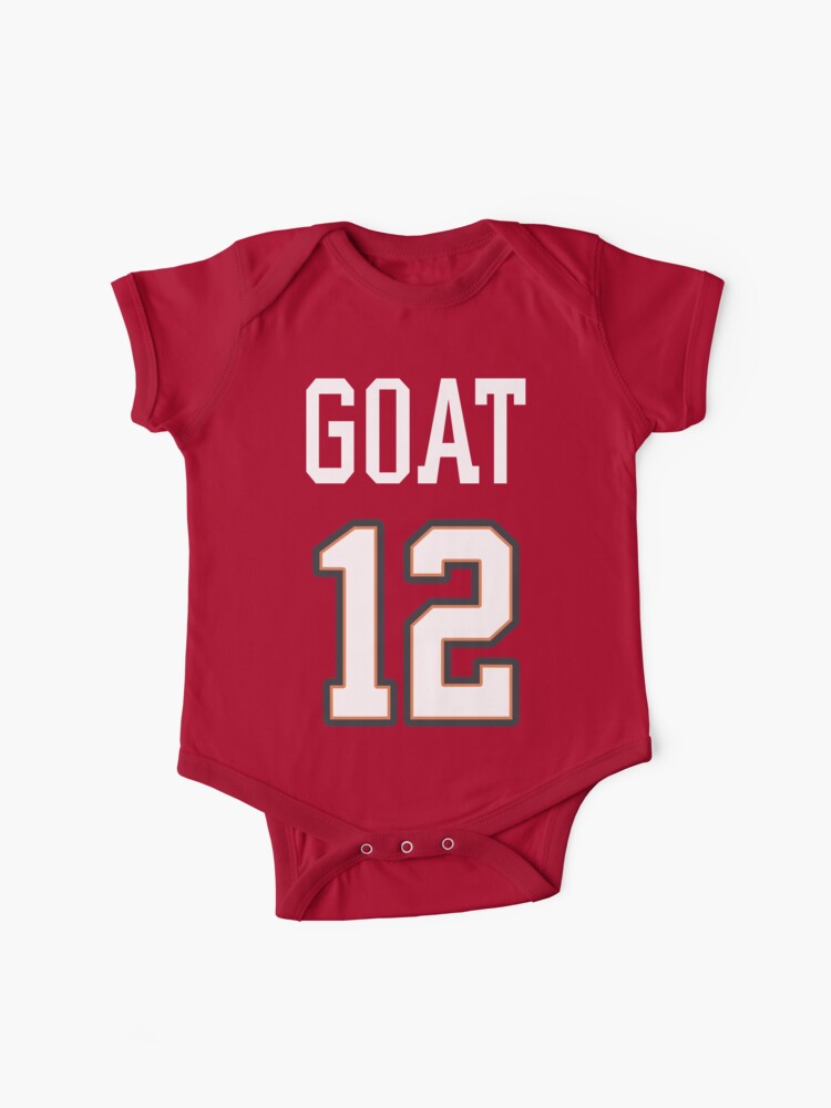 Limited Edition Tom Brady GOAT 12 Jersey Style Shirt Bucs 