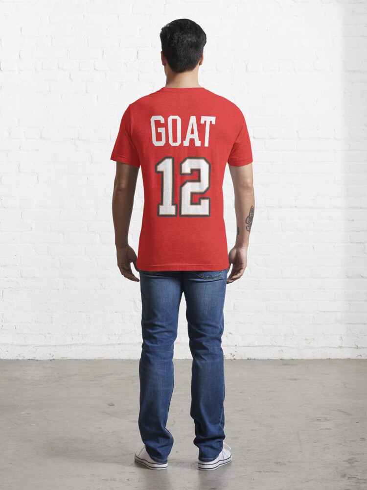 Limited Edition Tom Brady GOAT 12 Jersey Style Shirt Bucs 