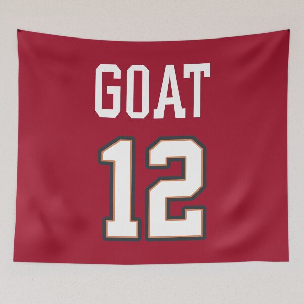 Item preview, Limited Edition GOAT 12 Jersey Styled Shirt, Mug, Hoodie, Sticker, Throw Blanket & Tapestry! designed and sold by GoatGear.