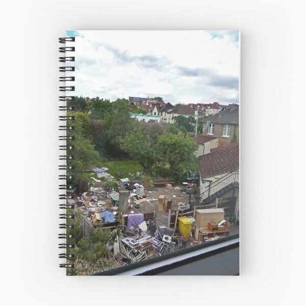 Item preview, Rubbish view through a window designed and sold by Sandra Willis.