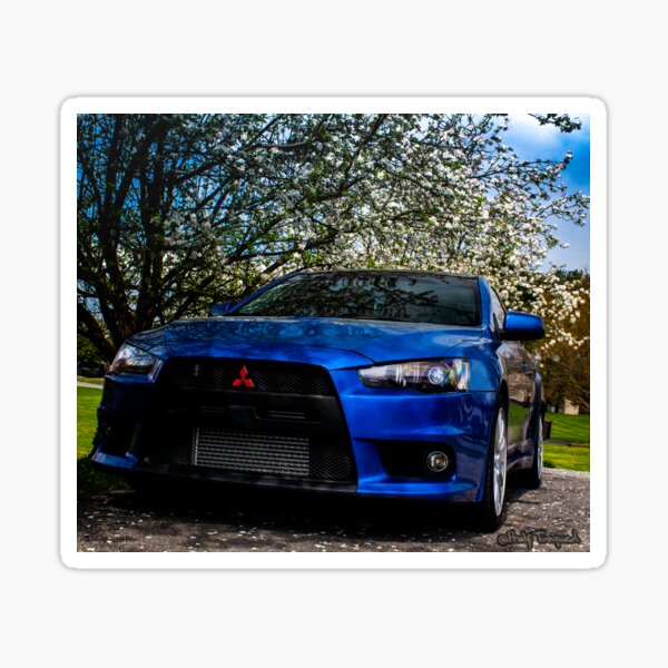 "Evo X" Sticker for Sale by MrHalfSack Redbubble
