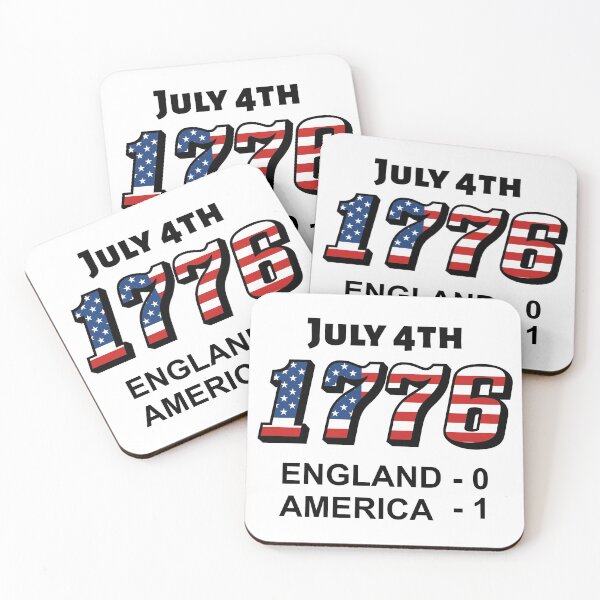 Item preview, July 4th 1776 Independence Score England 0 America 1 designed and sold by DiscoBoogie.
