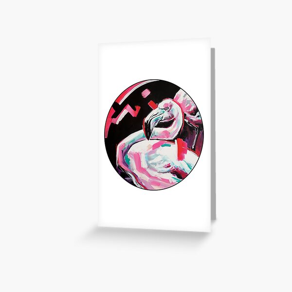 Flamingo Greeting Card