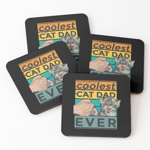 Item preview, Coolest dad, cat dad designed and sold by DerSenat.