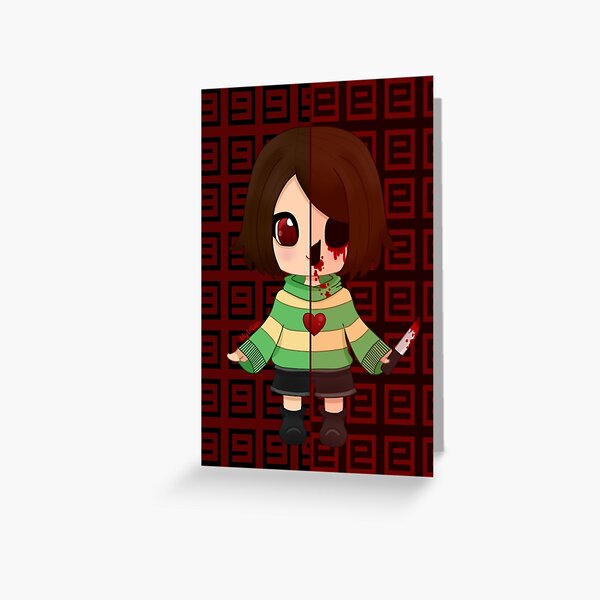 Jumpscare Greeting Cards Redbubble - roblox jumpscare slender man