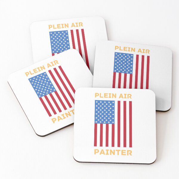Item preview, Plein Air Painter, American Flag, designed and sold by artistoutfitter.