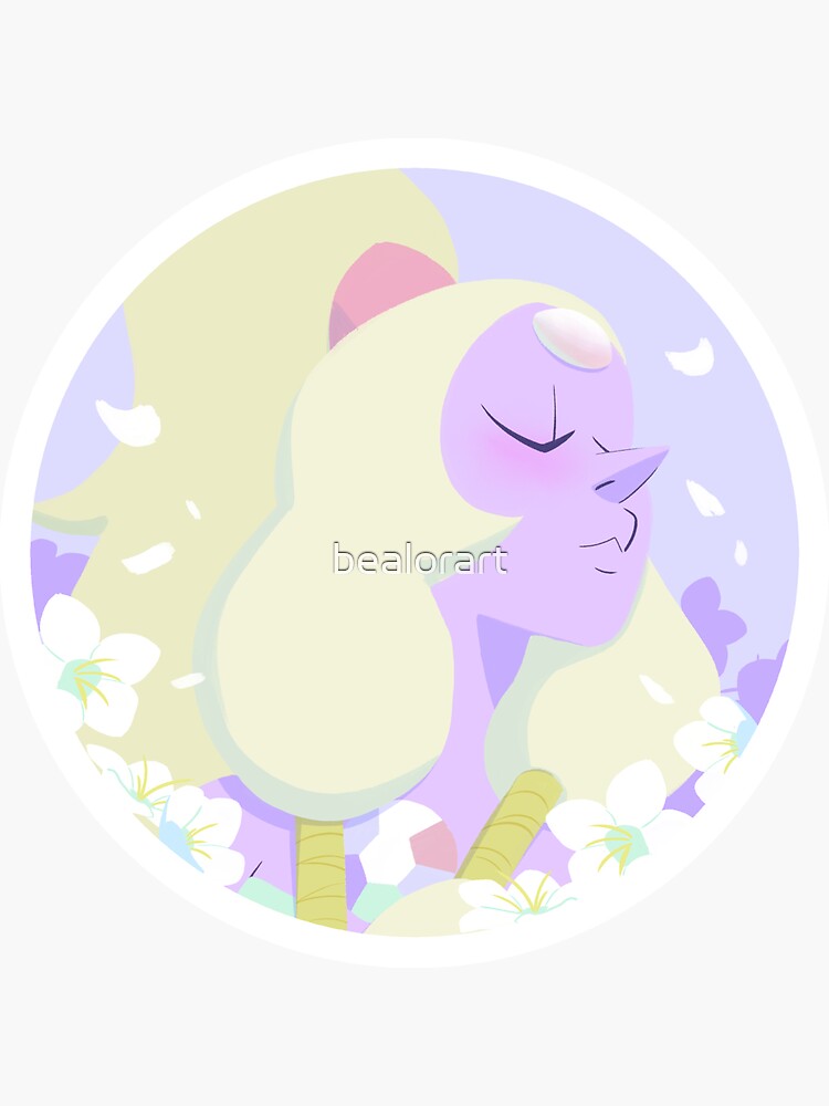 Pastel Opal portrait by bealorart