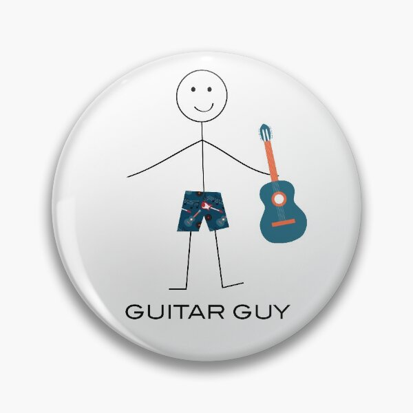 Item preview, Funny Mens Guitar Guy designed and sold by whyitsme.