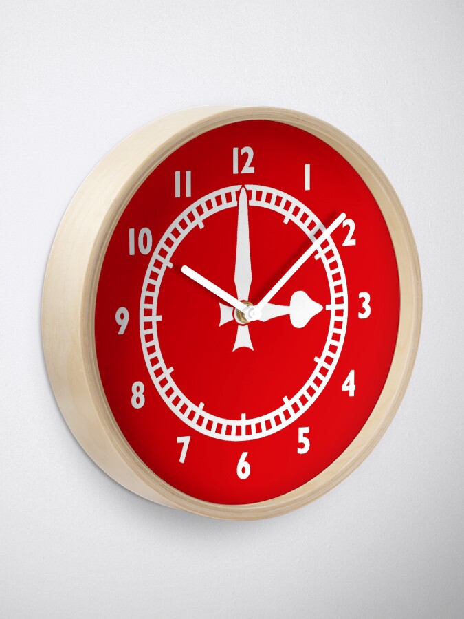 "Highbury Clock End" Clock by Confusion101 Redbubble