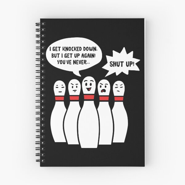 Item preview, Bowling Pin - I Get Knocked Down - Bowler Gift designed and sold by Sandra78.