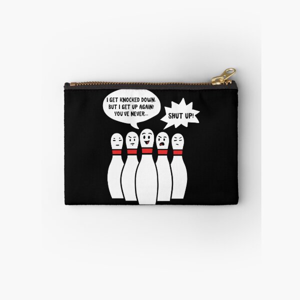 Item preview, Bowling Pin - I Get Knocked Down - Bowler Gift designed and sold by Sandra78.