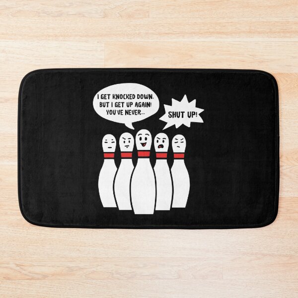 Item preview, Bowling Pin - I Get Knocked Down - Bowler Gift designed and sold by Sandra78.