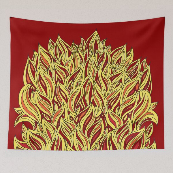 Item preview, Flame and Smoke - Abstract Design designed and sold by Kristine Kisman.