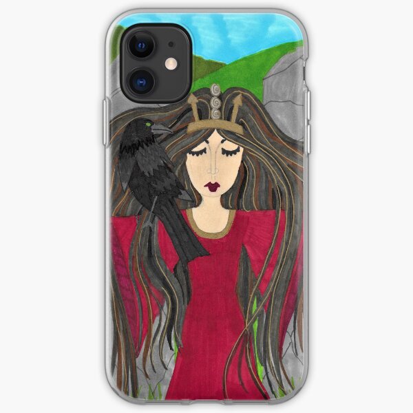 Macha - Celtic Goddess of Creation and Death iPhone Soft Case