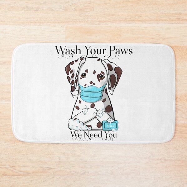 Item preview, Dalmatian Wash Your Paws designed and sold by Atelier Cupcake.
