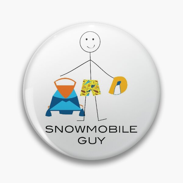Item preview, Funny Mens Snowmobile Guy designed and sold by whyitsme.
