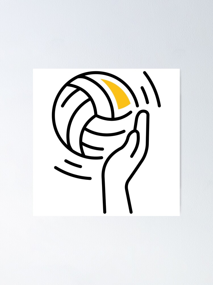 Thumbnail 1 of 3, Poster, Volleyball designed and sold by RbSymbol.