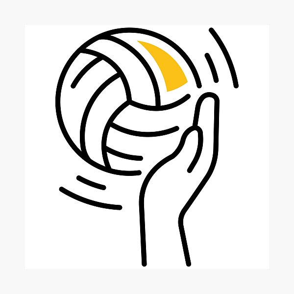 Aperçu de l'œuvre Volley Ball créée et vendue par RbSymbol.