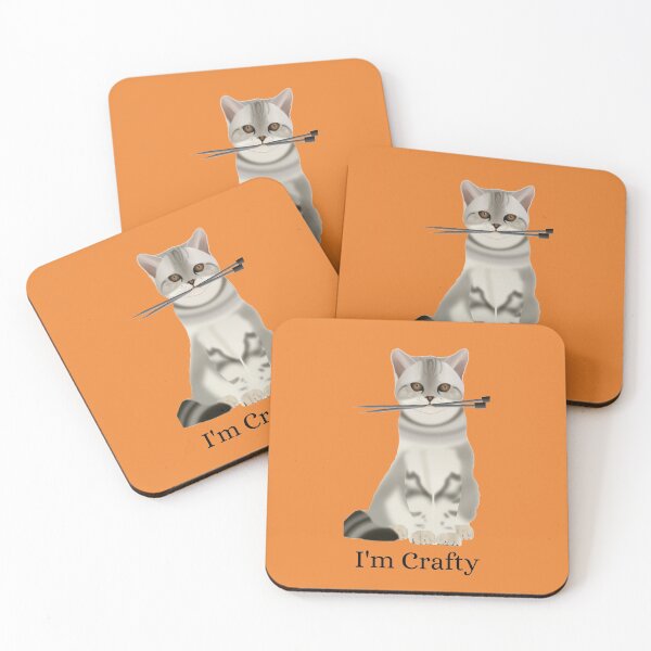 Item preview, I'm A Crafty Kitty designed and sold by Mamalia.