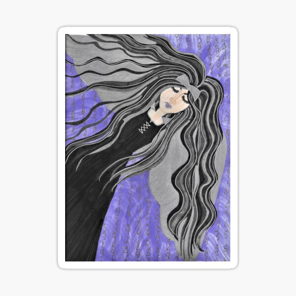 Tzafkiel - Archangel of Life Path Understanding Sticker