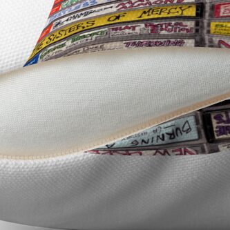 Thumbnail 2 of 3, Throw Pillow, punk cassettes designed and sold by greenarmyman.
