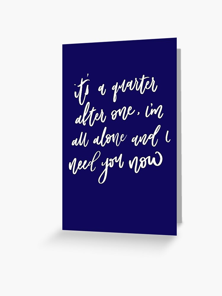 Lady Antebellum Need You Now Song Lyric Quote Print 