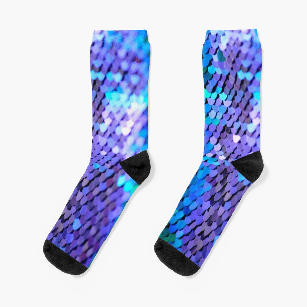 Memaid scales in sequin Socks