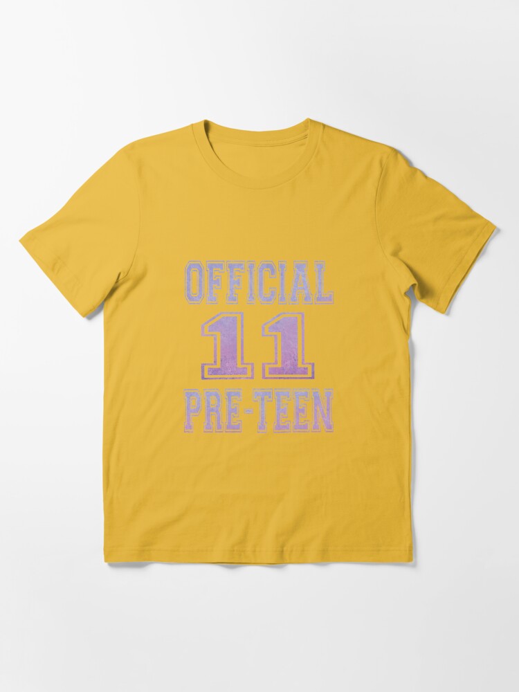 Camiseta esencial for Sale con la obra «Regalo oficial de 12 años de  preadolescente para el diseño de niños y niñas» de Grabitees