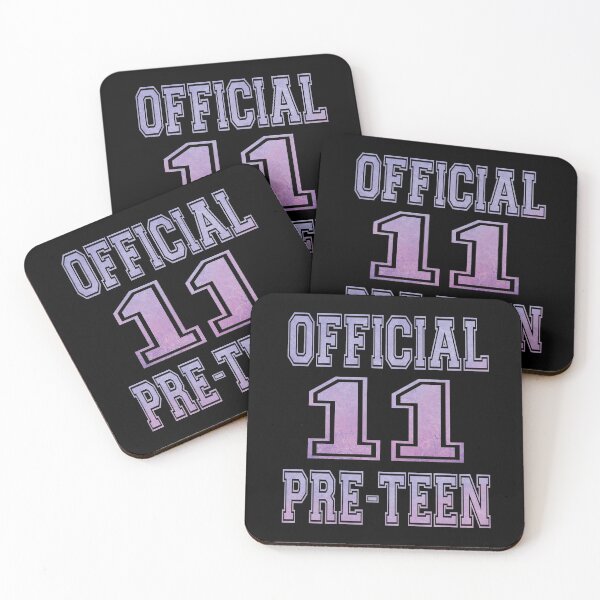 Item preview, Official 11 Preteen 11th Birthday Gift for Girls print designed and sold by Grabitees.